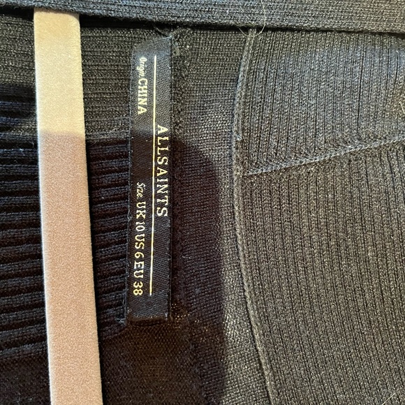 Allsaints silk/cotton long cardigan - Picture 3 of 4